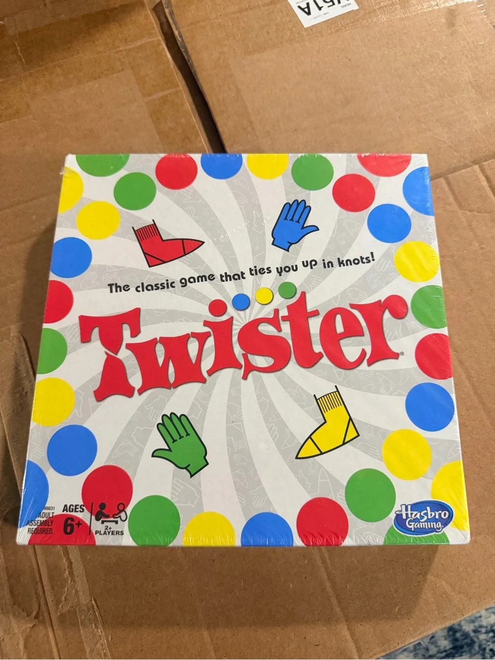 Hasbro Twister Game Box - Red Blue Yellow Green